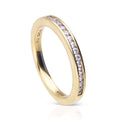 Diamonfire Channel Set Half Eternity Ring