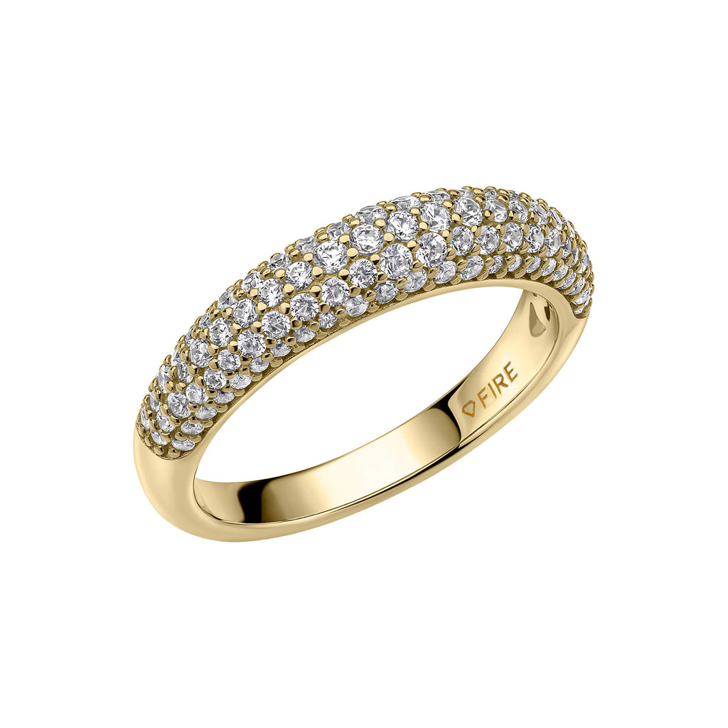 Diamonfire Pave Set Dome Ring