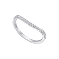 Diamonfire Zirconia Wave Cluster Ring