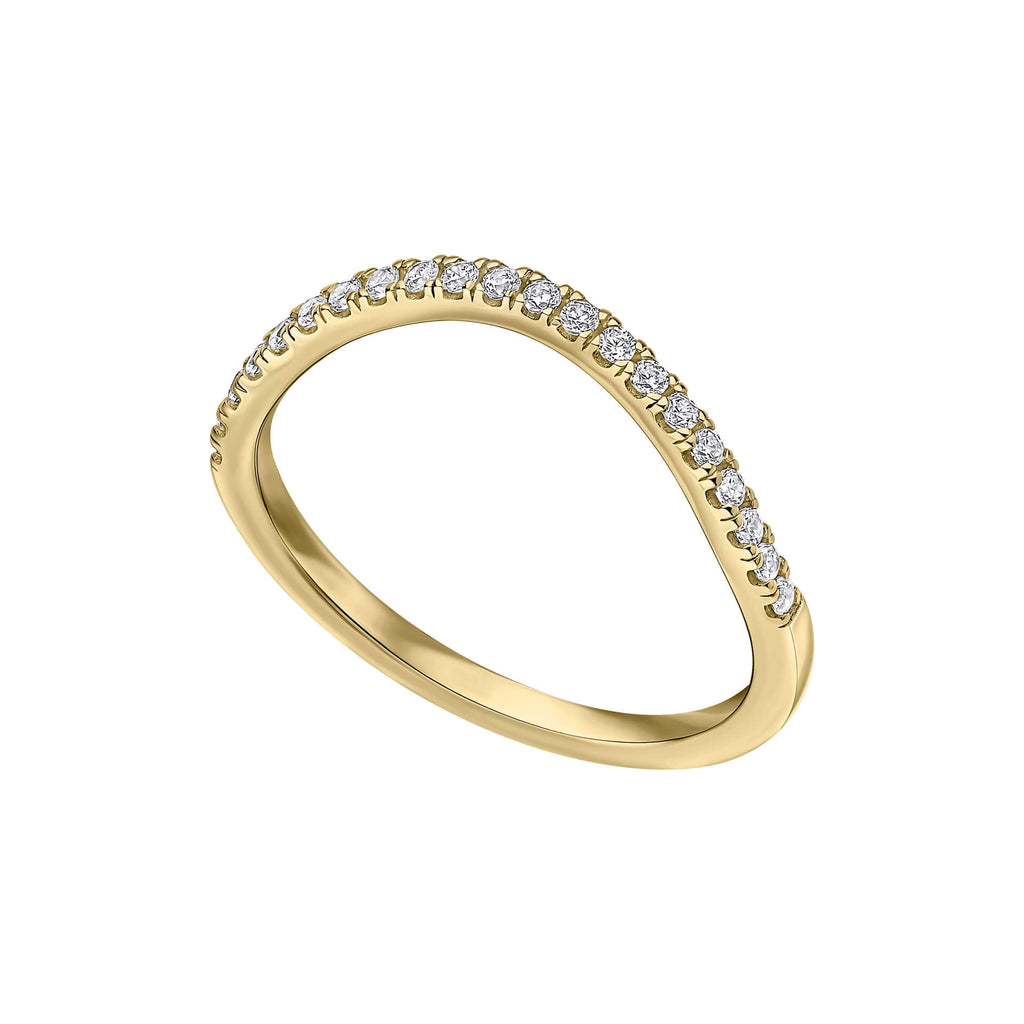 Diamonfire Zirconia Wave Cluster Ring