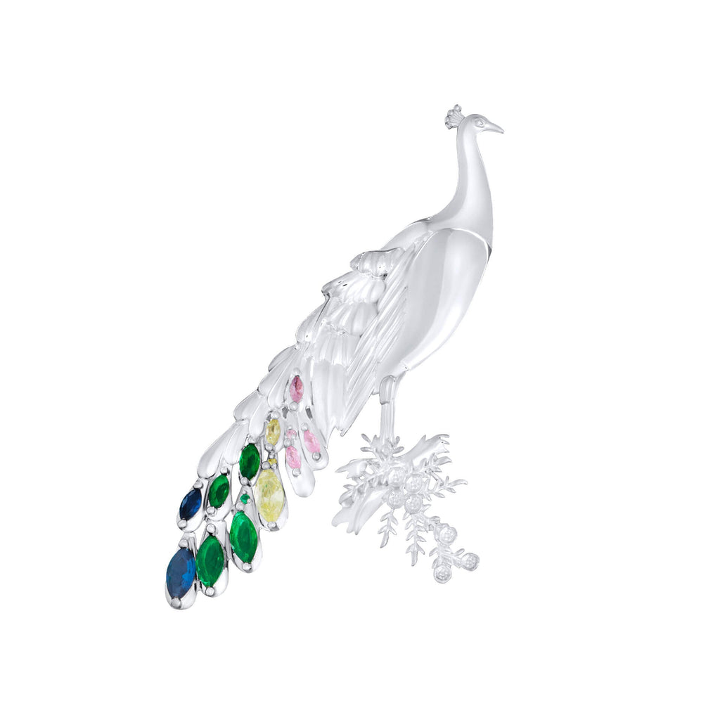 Laura Ashley Fashion Belvedere Peacock Brooch