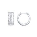 Laura Ashley Fashion Paisley Lace Hoop Earrings