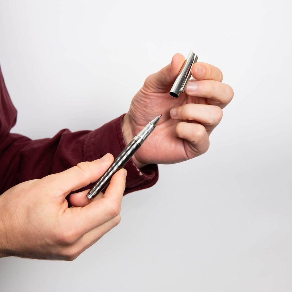 Fred Bennett Ball Point Pen in Leather Case