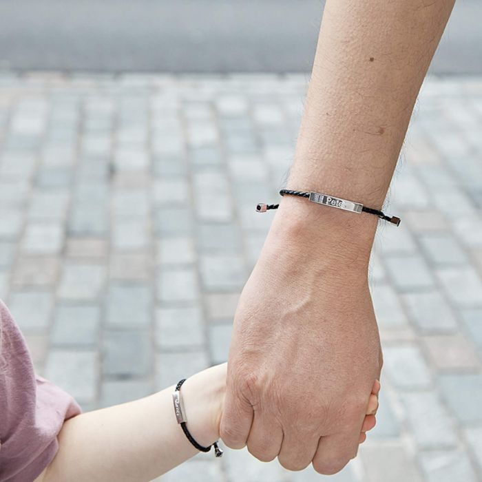 Fred Bennett Parent and Child Matching Leather Bracelet
