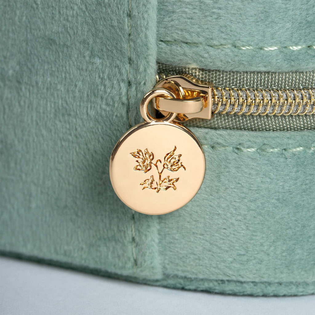Laura Ashley Silver Elveden Embroidered Jewellery Box