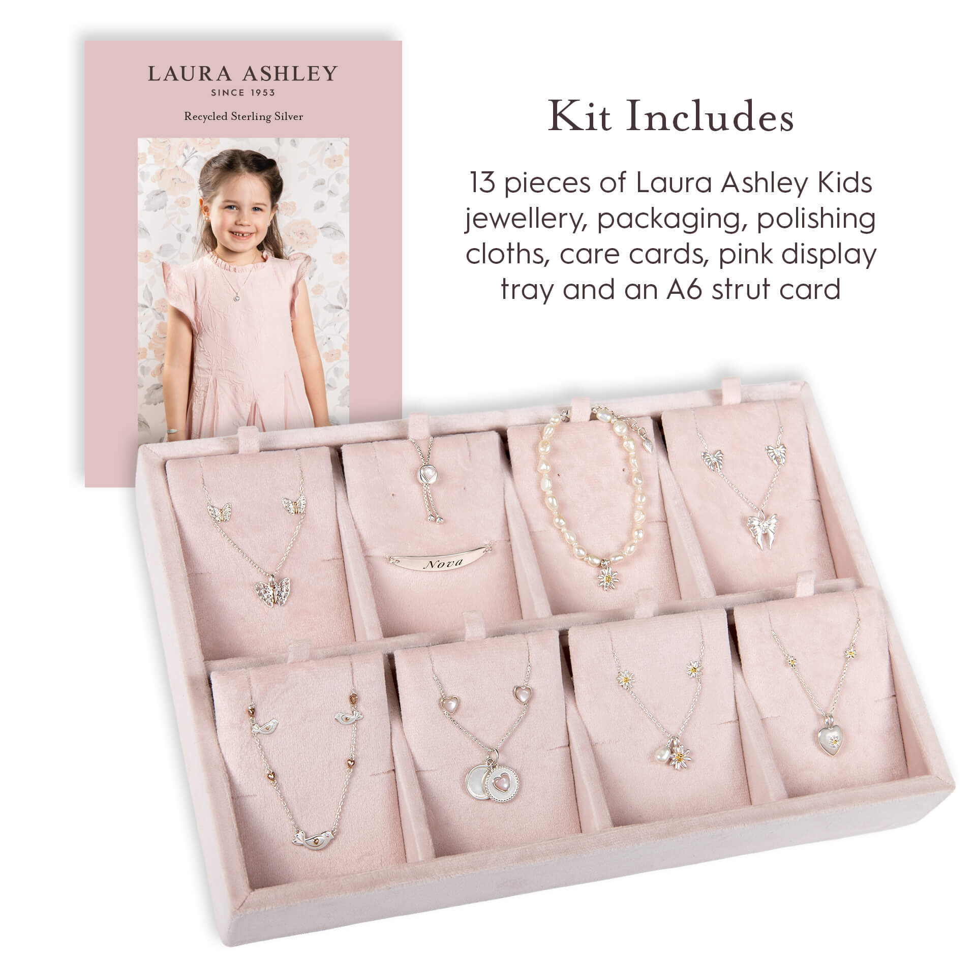 Laura Ashley Silver Kids Collection Complete Kit