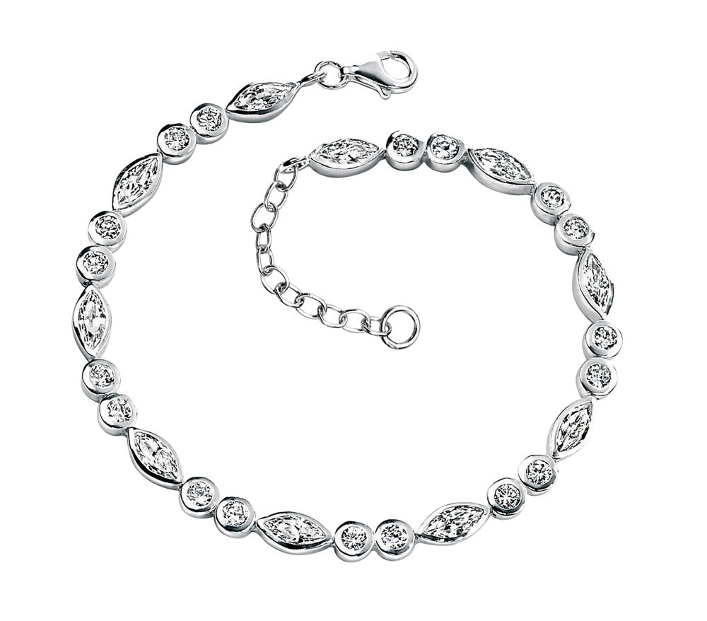 Beginnings Marquise Bracelet with Cubic Zirconia