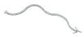 Beginnings Square Tennis Bracelet with Cubic Zirconia