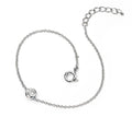 Beginnings Chain Link Bracelet with Cubic Zirconia