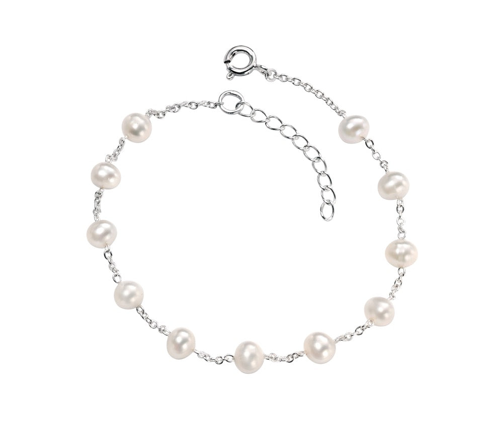 Beginnings White Fresh Water Pearl Bracelet