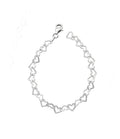 Beginnings Diamond Cut Heart Bracelet