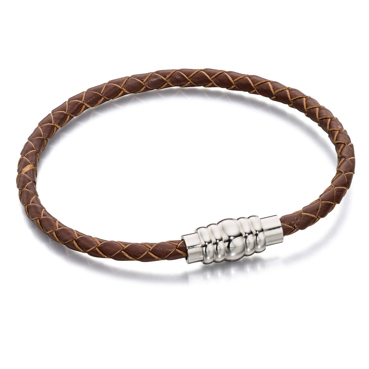 Fred Bennett Skinny Leather Bracelet With Magnetic Clasp