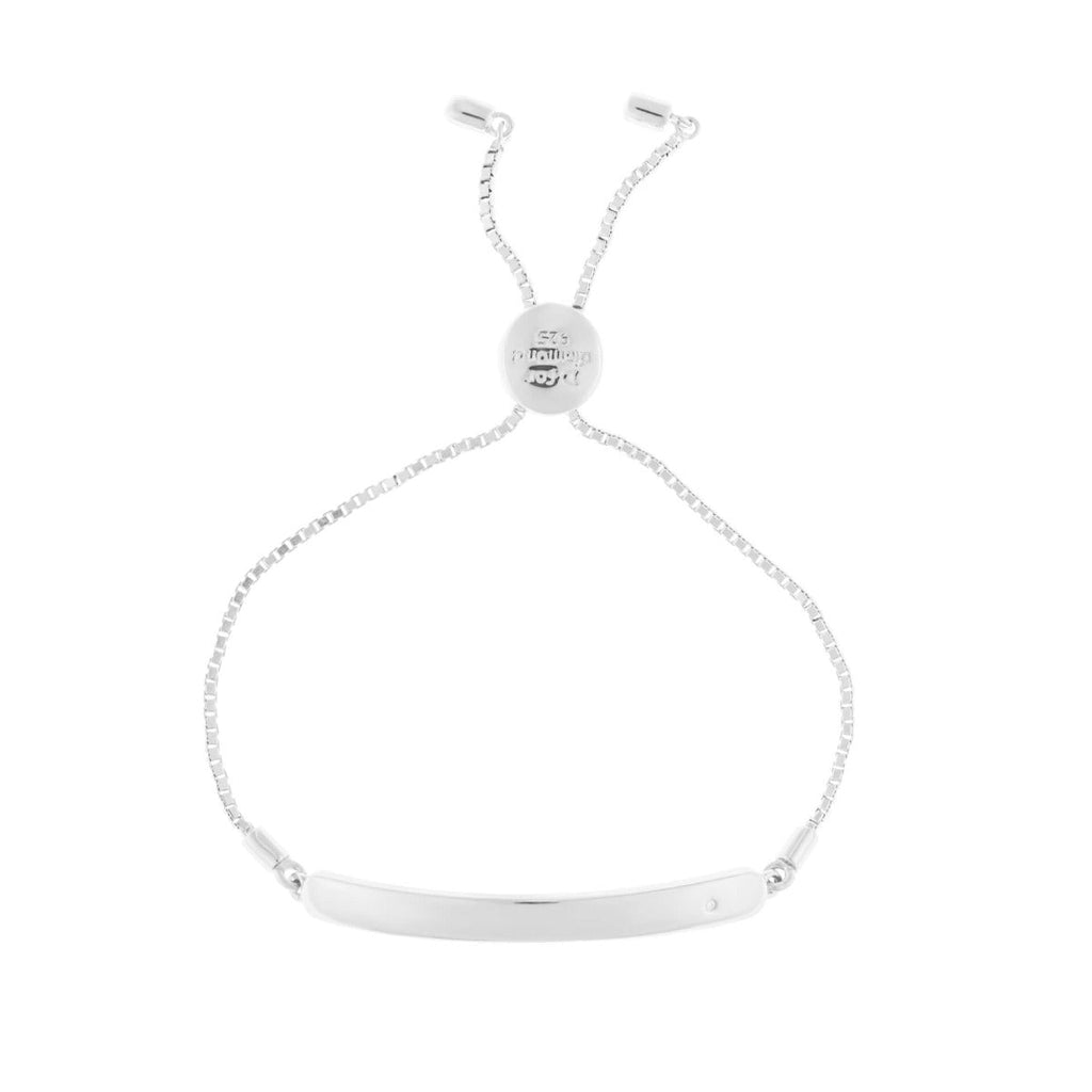 D For Diamond ID Toggle Bracelet with Diamond
