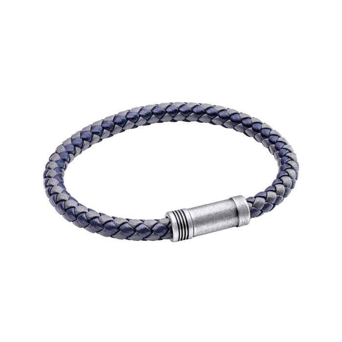 Fred Bennett Two Tone Woven Leather Bracelet