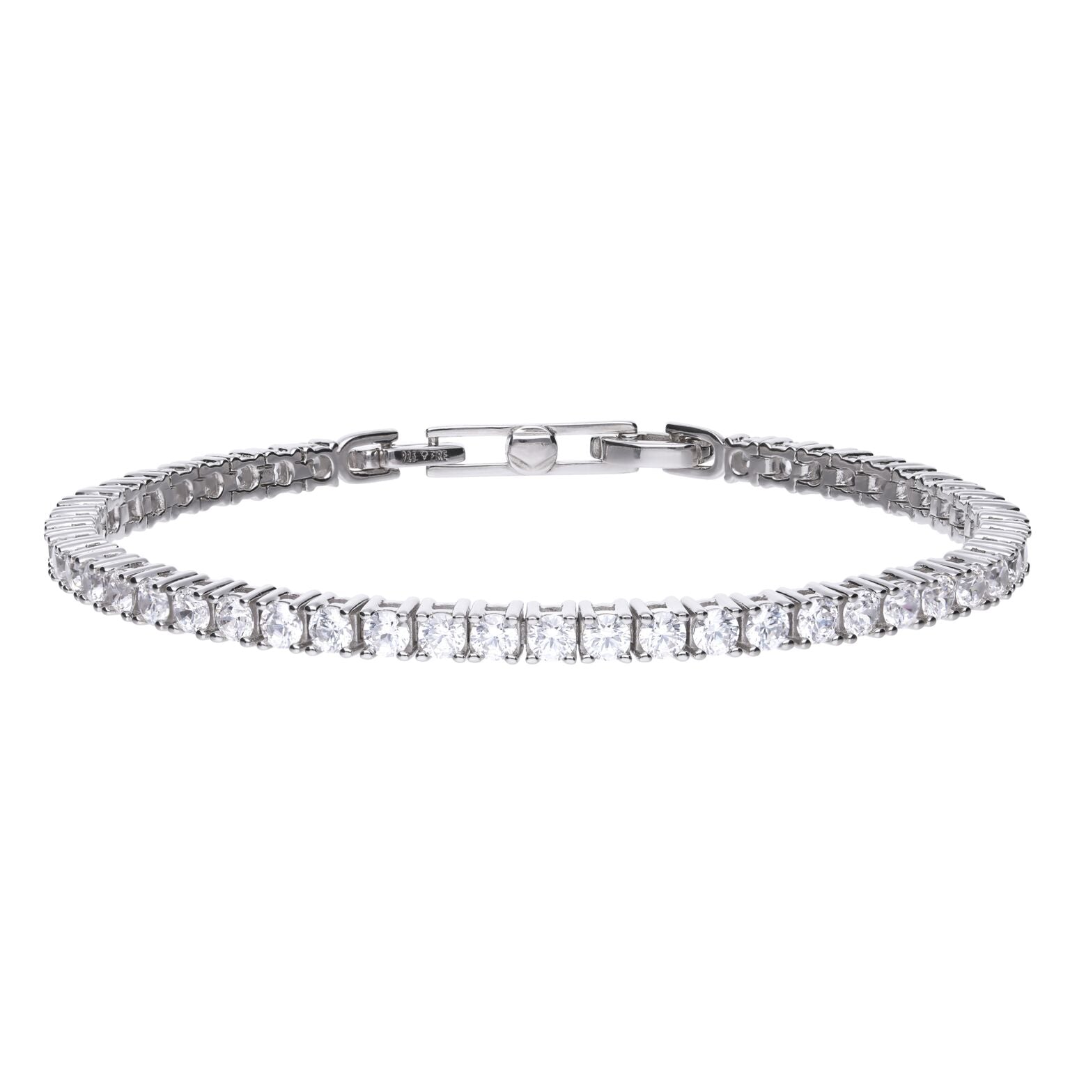 Diamonfire Claw Set Zirconia Tennis Bracelet