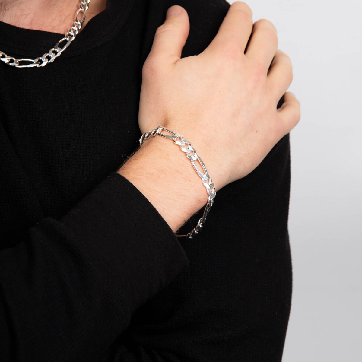 Beginnings Heavyweight Figaro Bracelet 22cm
