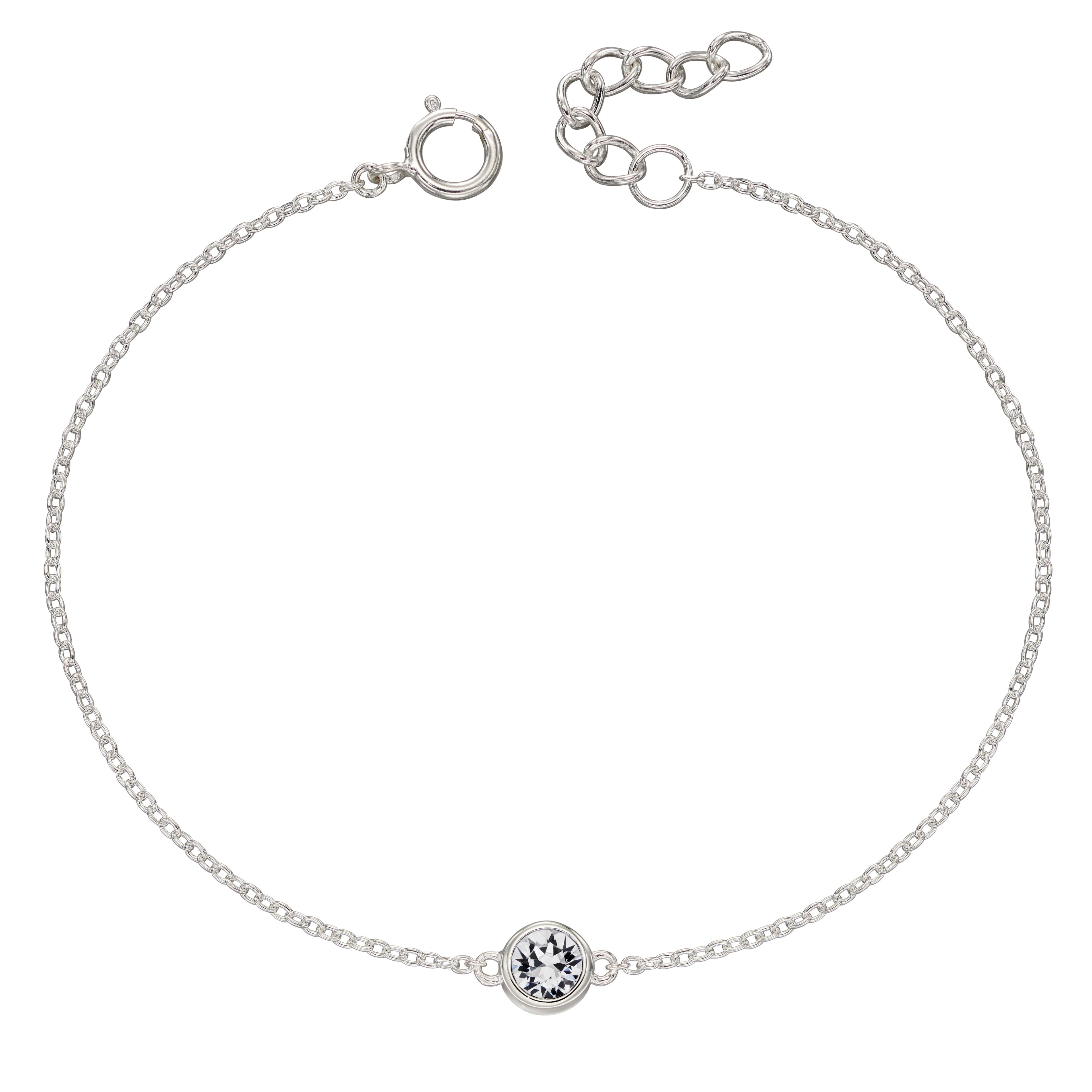 Beginnings Crystal Birthstone Bracelet
