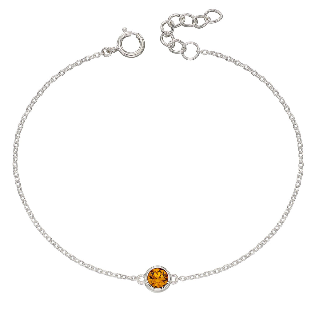 Beginnings Crystal Birthstone Bracelet
