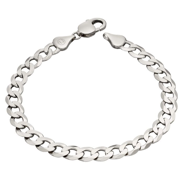Fred Bennett Heavyweight Diamond Cut Curb Chain Bracelet