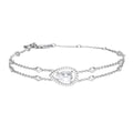 Diamonfire Teardrop Double Row Bracelet