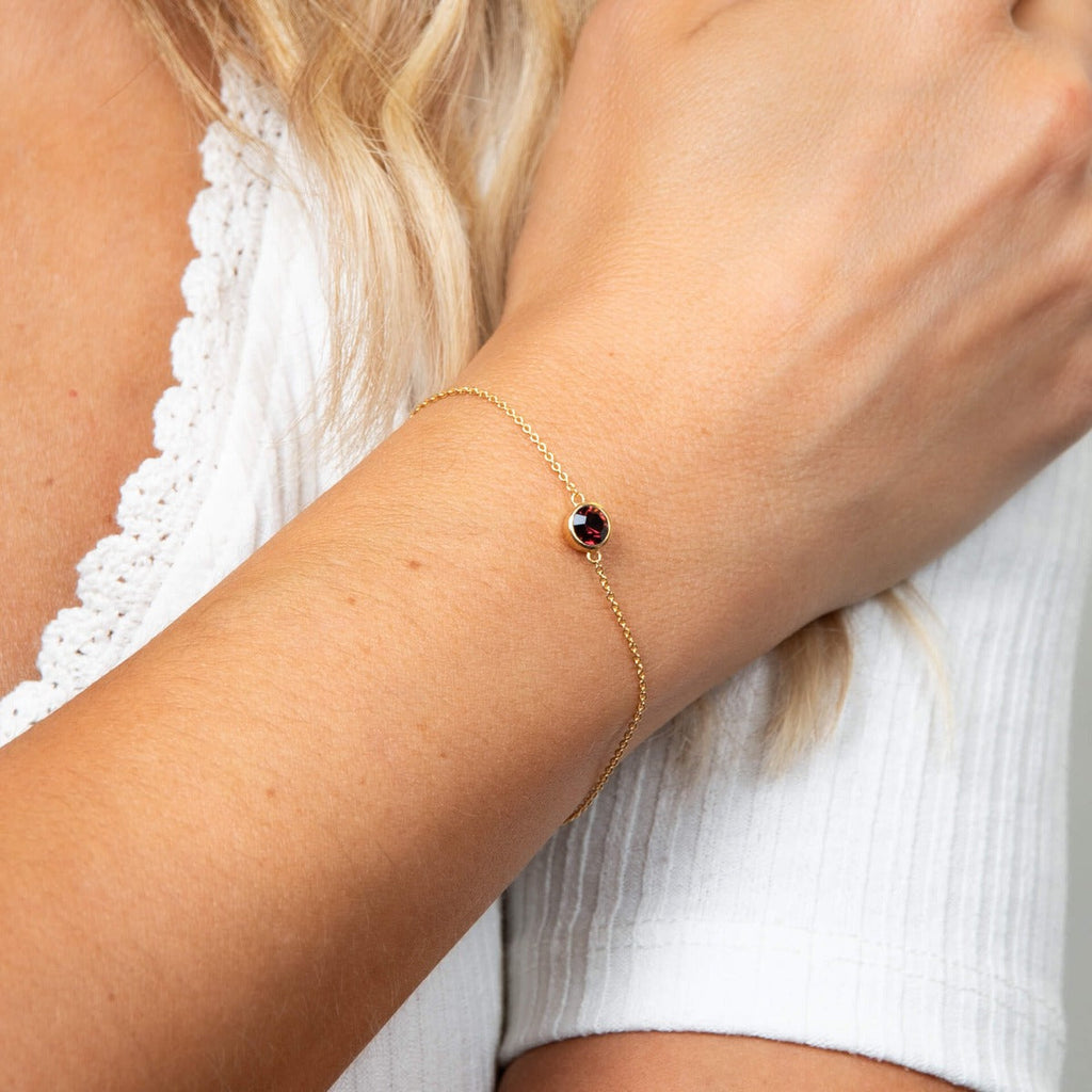 Beginnings Crystal Birthstone Bracelet