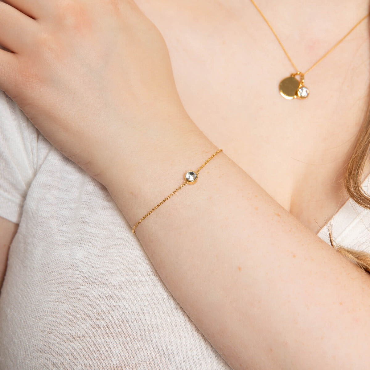 Beginnings Crystal Birthstone Bracelet