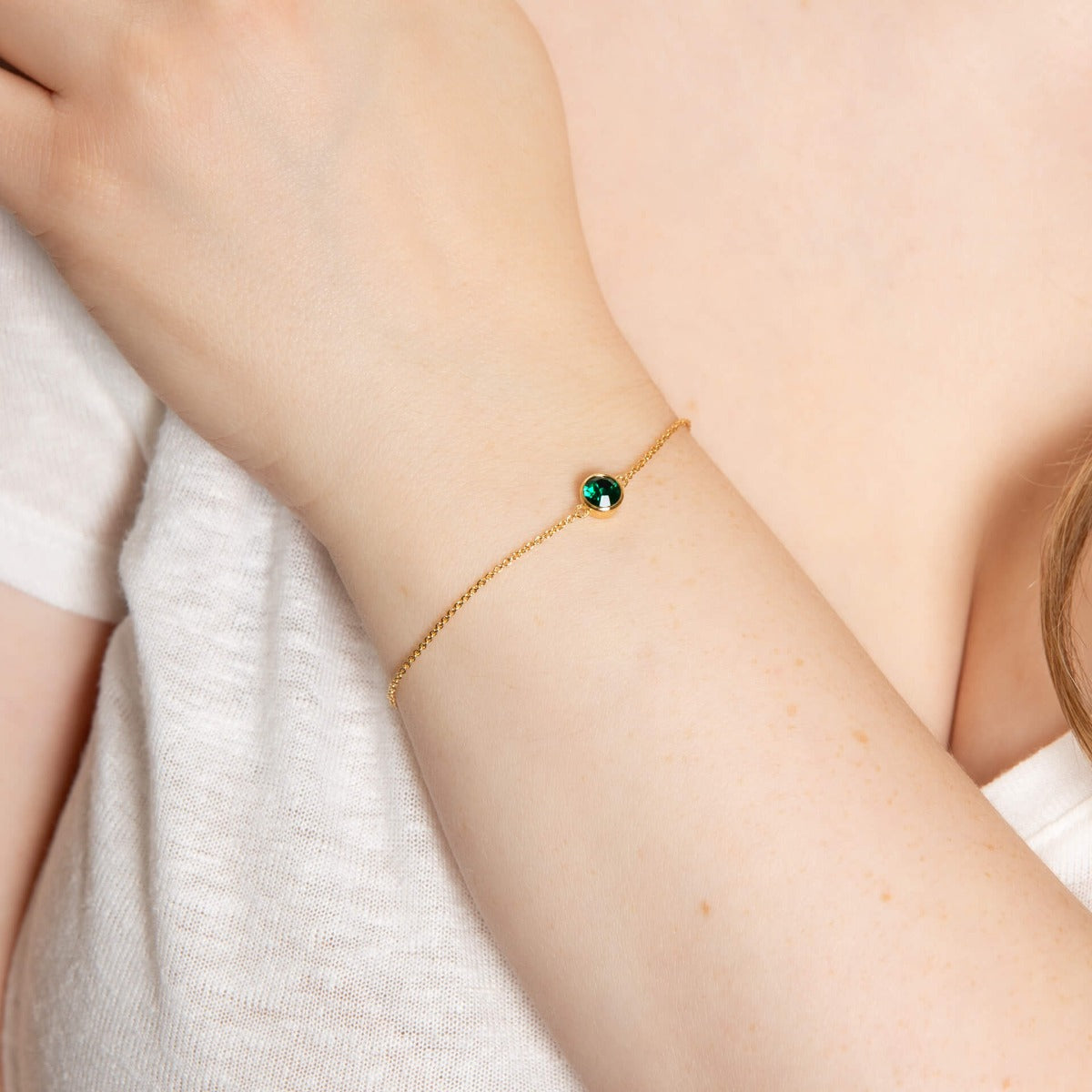 Beginnings Crystal Birthstone Bracelet