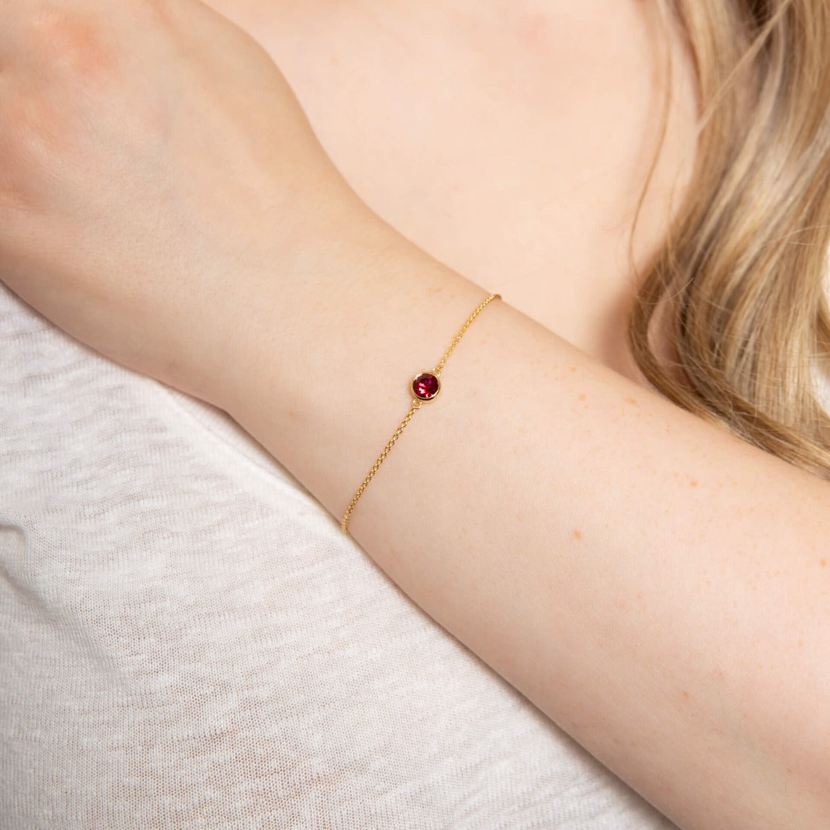 Beginnings Crystal Birthstone Bracelet