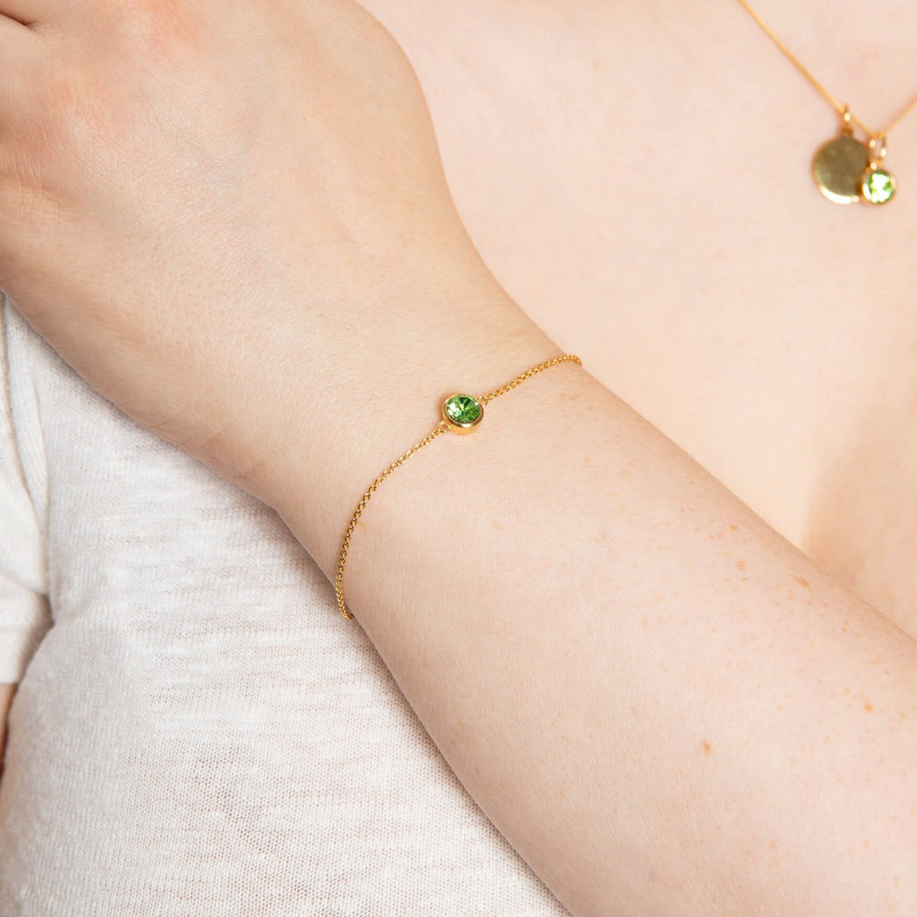 Beginnings Crystal Birthstone Bracelet