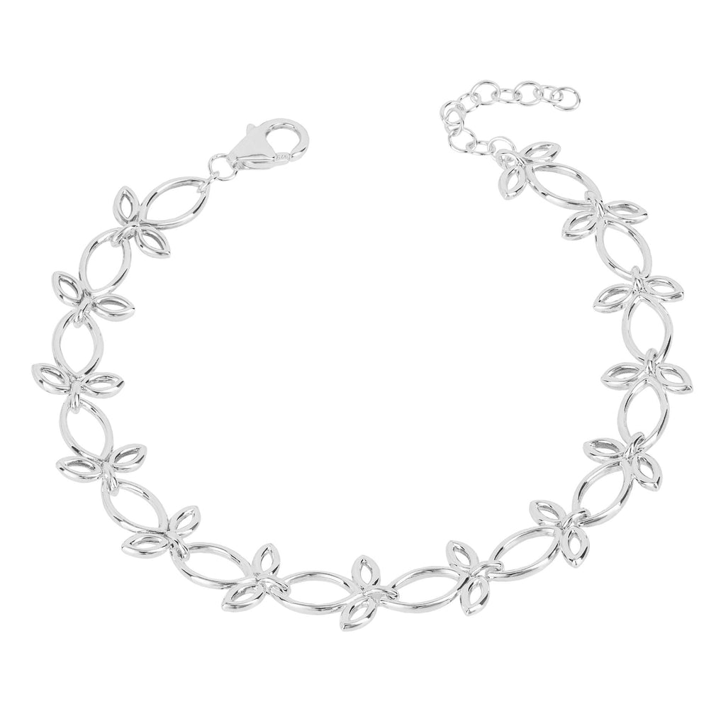 Beginnings Leaf Trio Chain Bracelet