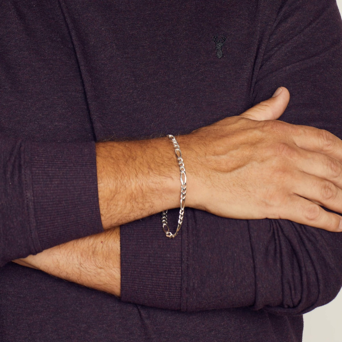Beginnings Heavyweight Figaro Chain Bracelet