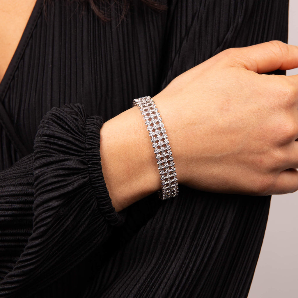 Diamonfire Triple Row Bracelet