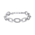 Diamonfire Oval Link Chain Bracelet
