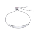 D For Diamond Pink Flower Toggle Bracelet with Diamond