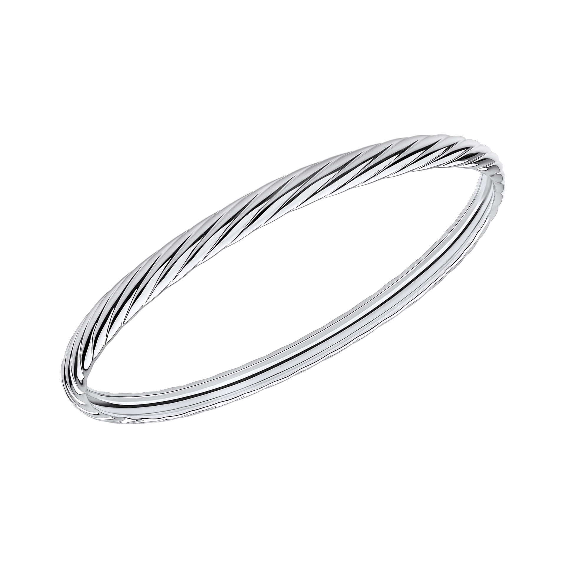 Beginnings Twisted Rope Textured Bangle