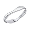 Beginnings Organic Wave Statement Hinged Bangle
