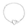 Beginnings Heart Connection Chain Bracelet