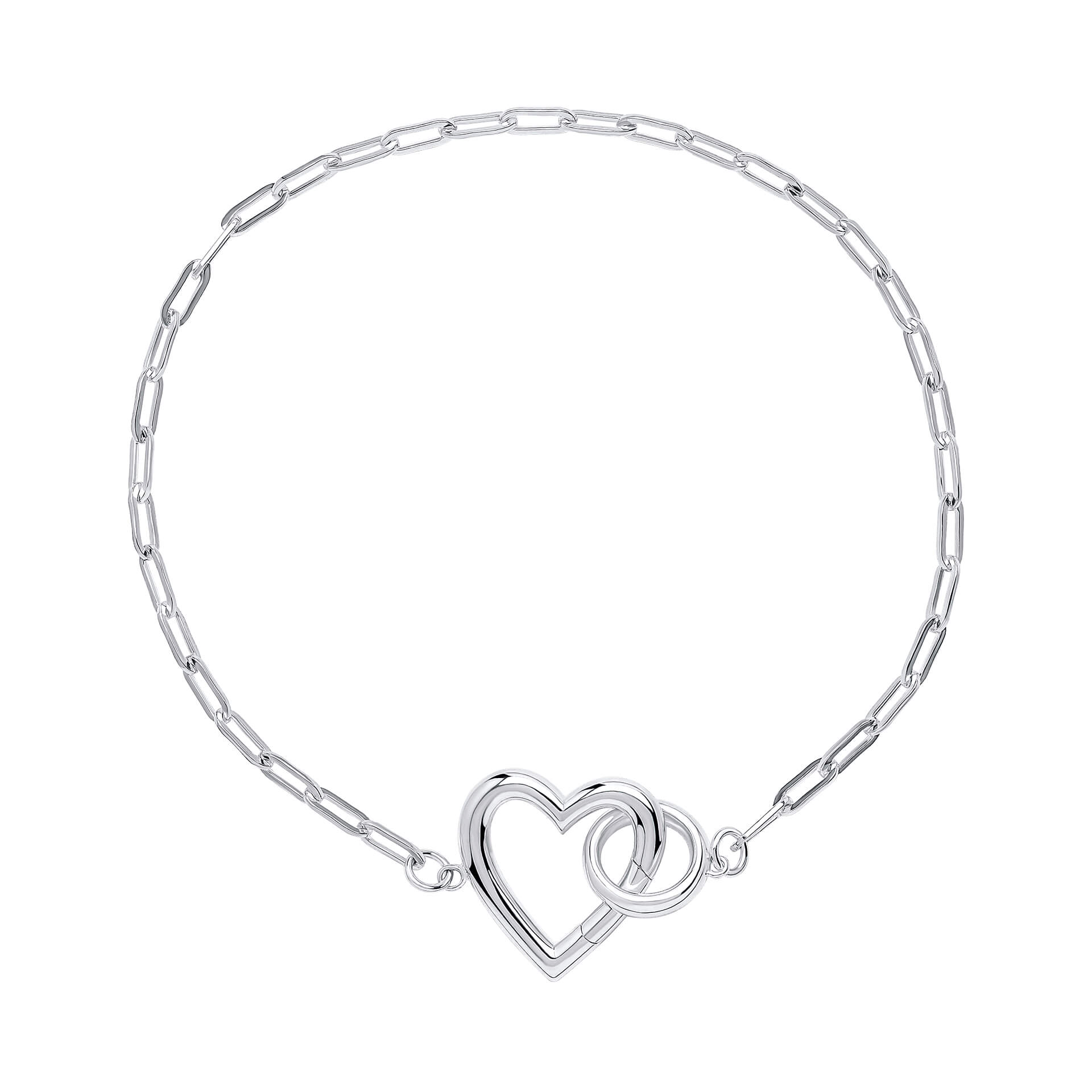 Beginnings Heart Connection Chain Bracelet