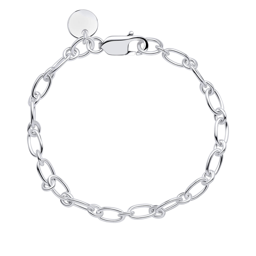 Beginnings Long Link Chain Bracelet with Tag