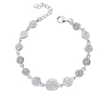 Beginnings Spray Textured Discs Bracelet