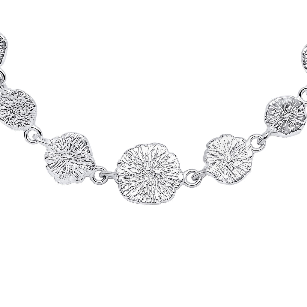 Beginnings Spray Textured Discs Bracelet