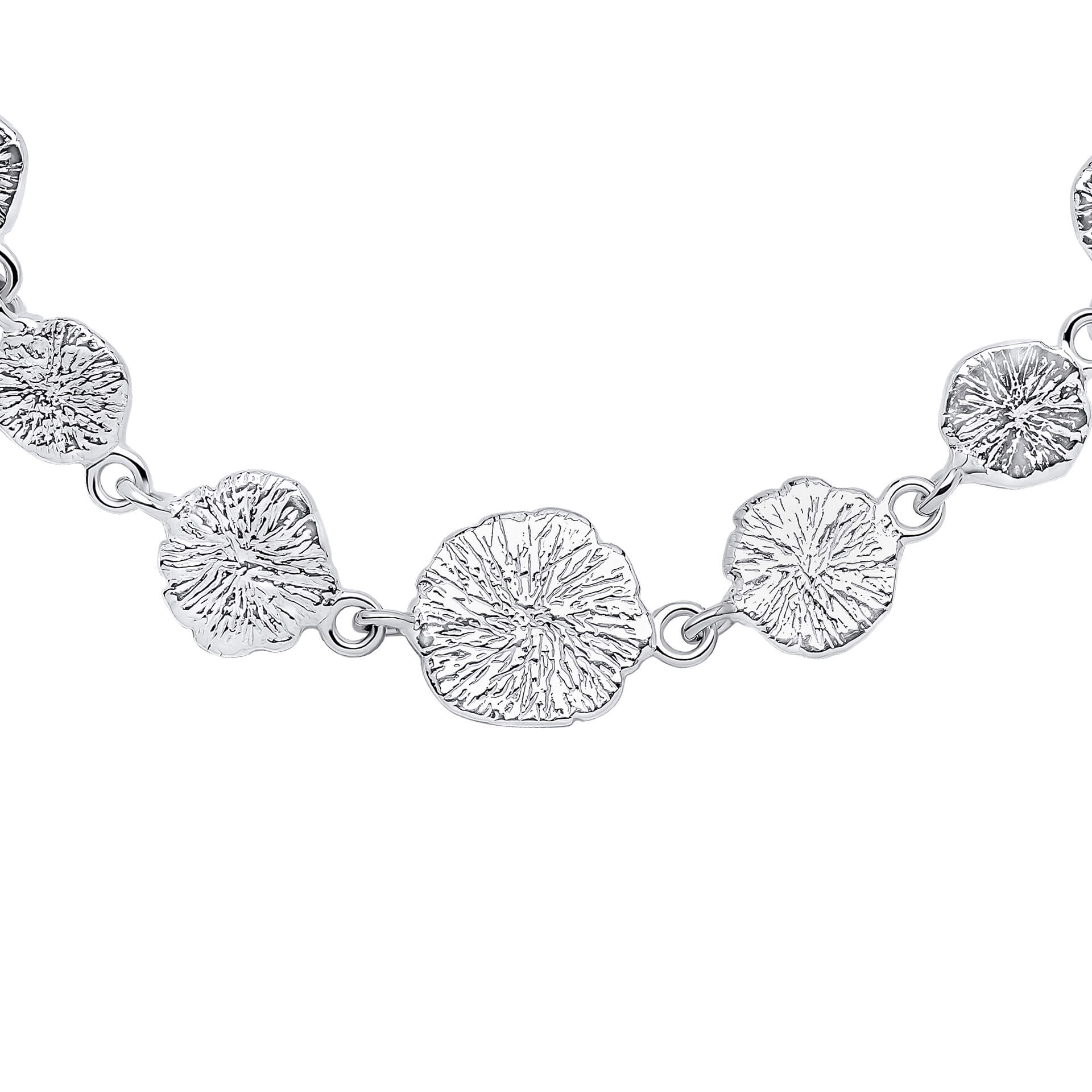 Beginnings Spray Textured Discs Bracelet