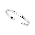 Beginnings Torque Bangle with Cubic Zirconia