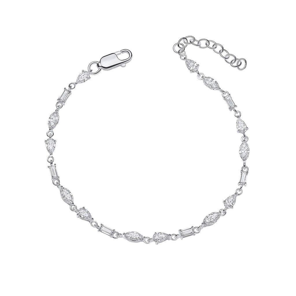 Beginnings Mixed Shapes Tennis Bracelet