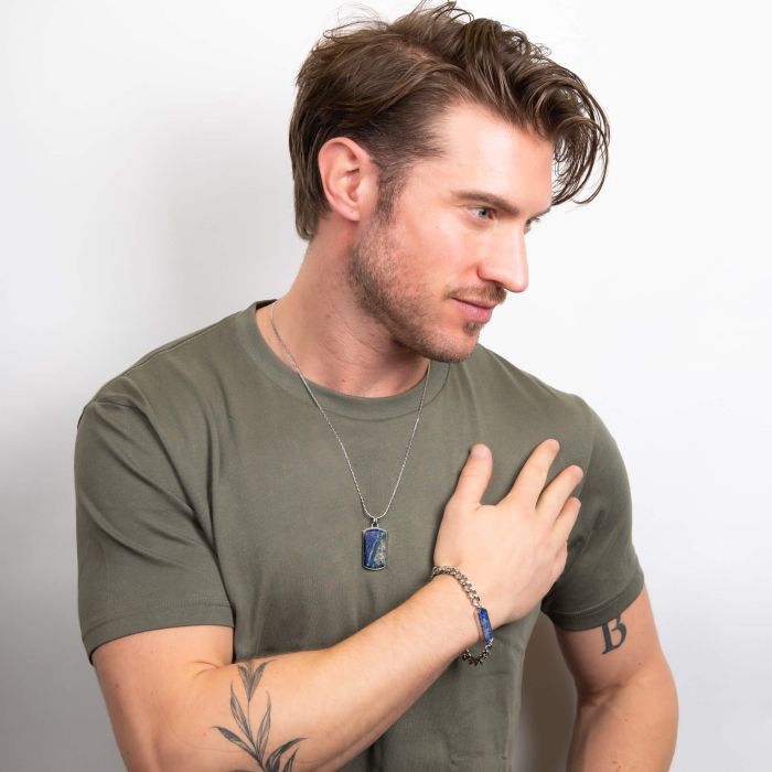 Fred Bennett Lapis Bar Bracelet
