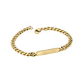 Fred Bennett Chain Bracelet with Engravable Bar