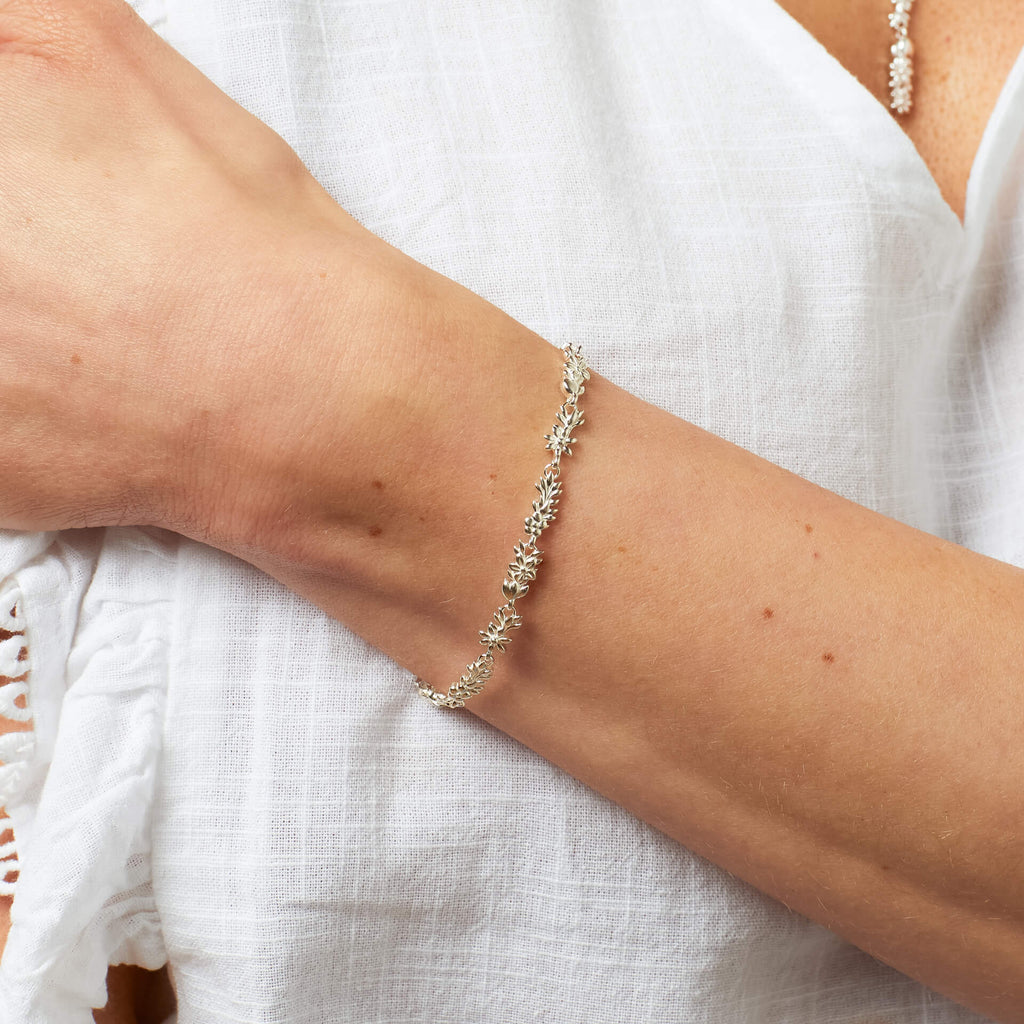 Laura Ashley Silver Naunton Folly Tennis Bracelet