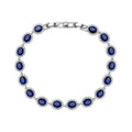 Diamonfire Oval Bracelet with Surround