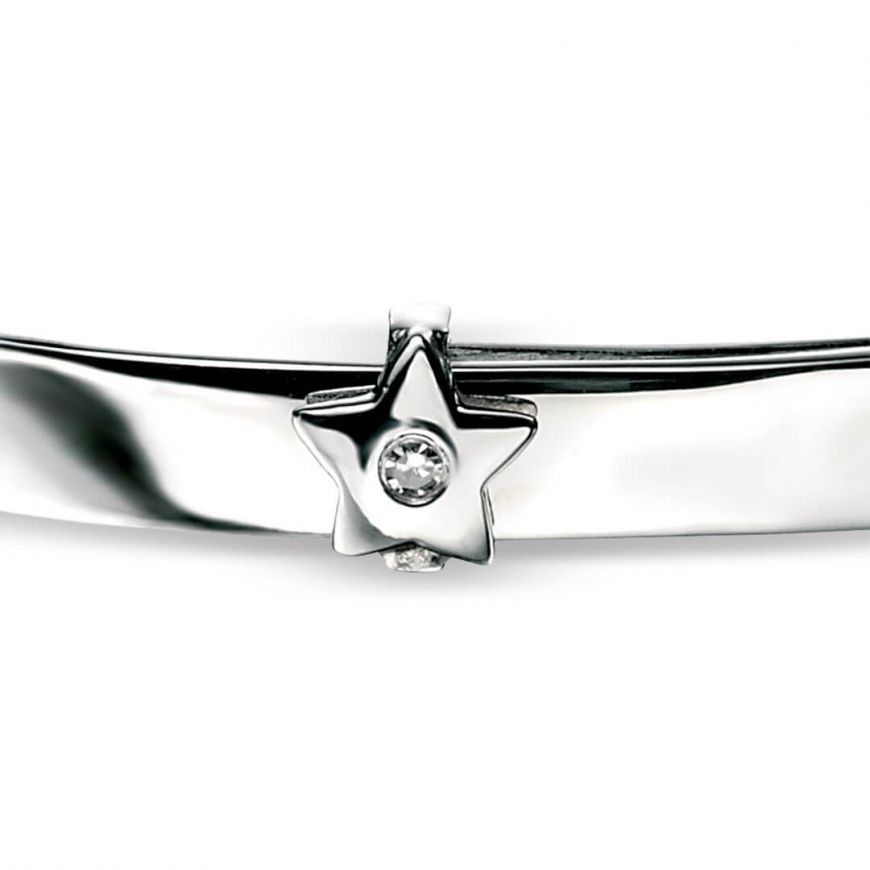 D for Diamomd Bangle B772 Star Expanding Bangle with Diamond