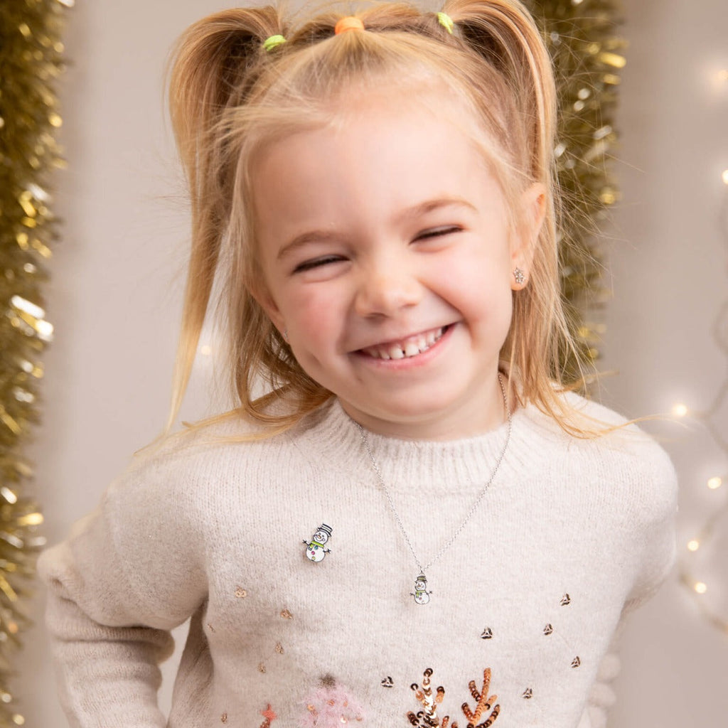 Beginnings Kidsmas Snowman Necklace